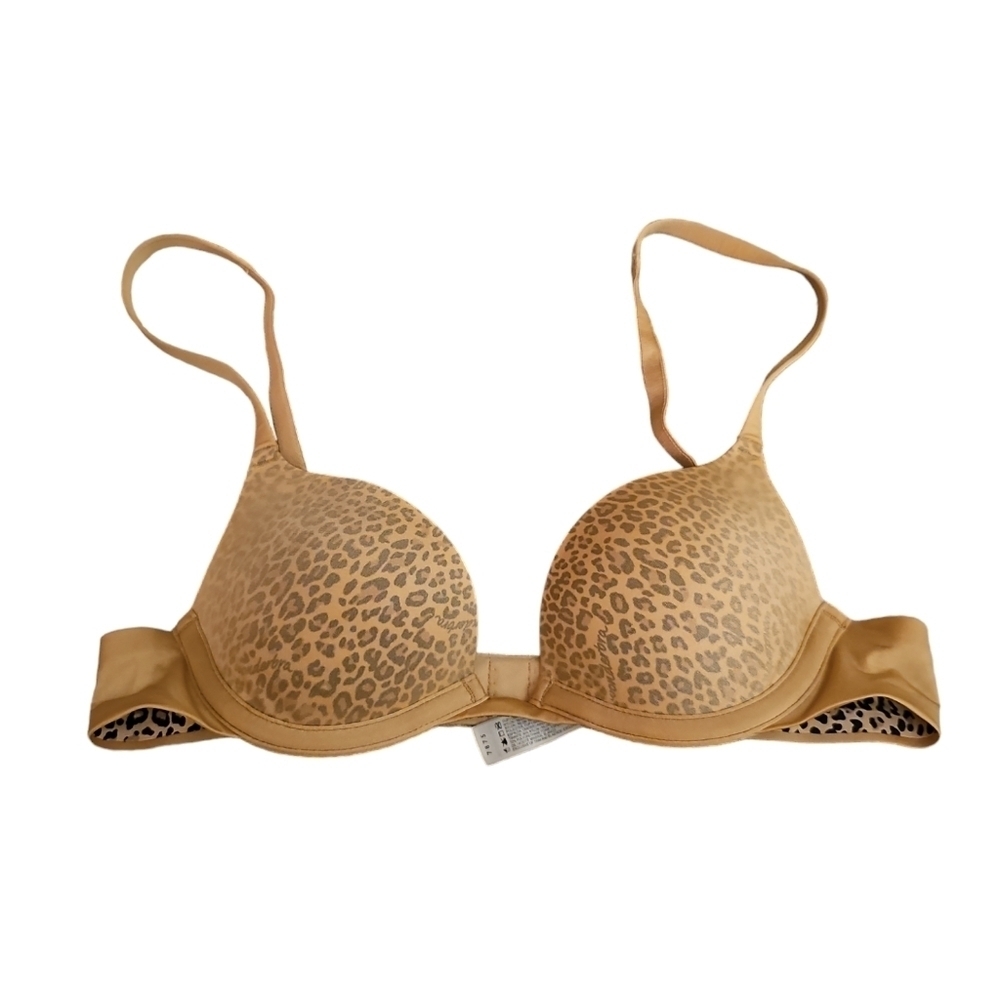 Wonderbra Leopard Print Bra - Tan